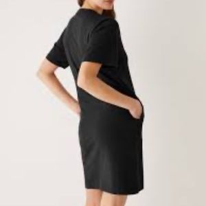 Frank and Oak Small Black T-Shirt Dress